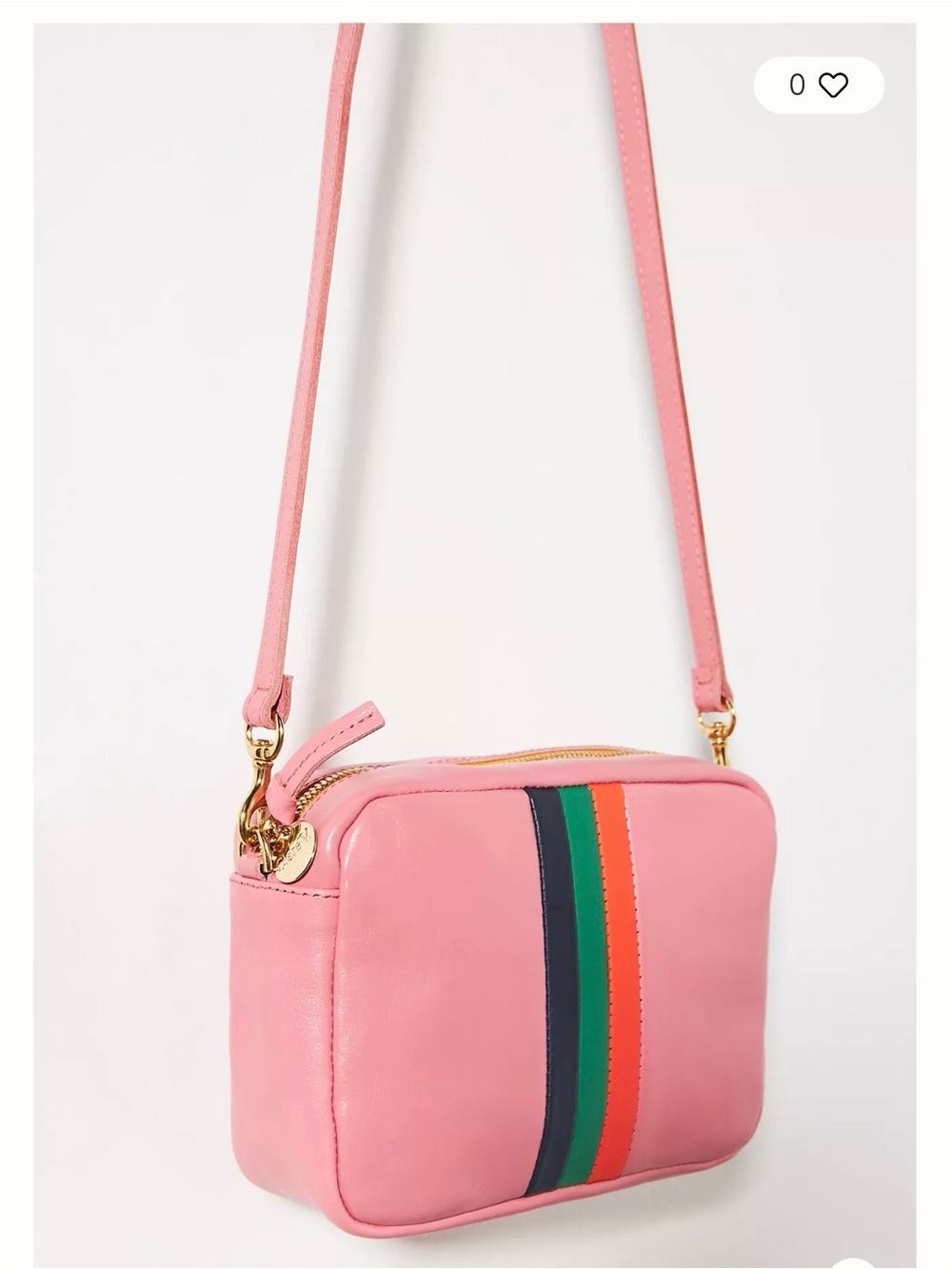 Clare V. Lollipop Midi Sac Leather Crossbody Bag